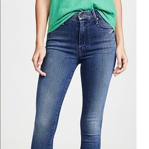 MOTHER High rise looker ankle jean - 27